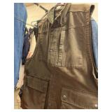 Size Large Vest with Denim Jacket