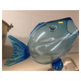 Large Art Glass Fish