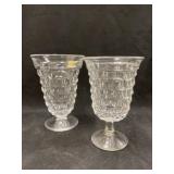 (19) Fostoria American Pattern Goblets