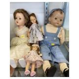 (4) Vintage Dolls
