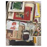 Vintage Greeting and Seed Cards with Ephemera