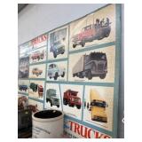 General Motors Cardboard Truck Advertisement