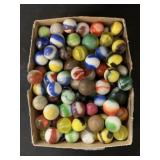 Agate Swirl , Clay and Glass Marbles
