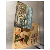 Comic Book Poster with Military Lithograph