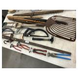 Farm-related Woodenwares, Beam Scales, etc.