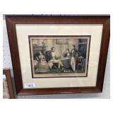 Antique Horace Thayer Color Lithograph Print