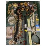 Costume Jewelry, Wristwatches and Paperweights
