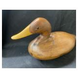 Unsigned Carved Wood Duck Decoy