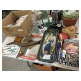 Pewter Collectibles, Coca Cola Trays, Torch, etc.
