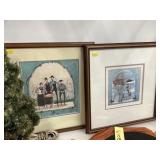 (2) Framed P. Buckley Moss Prints