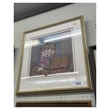 P. Buckley Moss Signed Print of 4 Children in Bed
