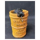 Cast Metal Ice Cream Freezer Still Bank