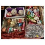 Vintage and Contemporary Christmas Ornaments