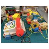 (4) Vintage Fisher Price Pull Toys
