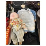Vintage Porcelain and Cloth Body Dolls
