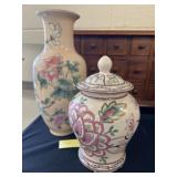 Porcelain Vase with Urn