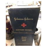 Vintage Johnson & Johnson Filter Cabinet