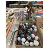Christmas Lights, Planter, Serving Bowls