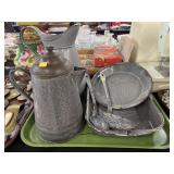 Gray Agateware Pieces