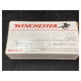 52 Rounds of 380 Auto 95 Grain Ammunition