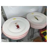 Reindeer 8" Dinner Plates