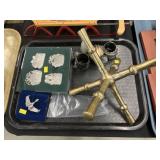 Pewter Collectibles with Brass Jack