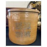 F.H. Cowden Slip Decorated Storage Crock
