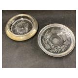 (2) Sterling Banded Candy Dishes