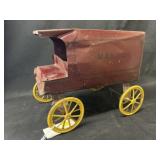 Vintage Tin Litho Market Wagon