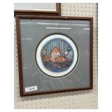 P. Buckley Moss Print - 4 Children in Bed