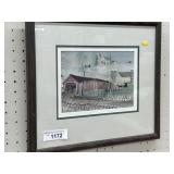 Covered Bridge Signed Print