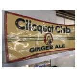 Vintage Tin Ginger Ale Sign