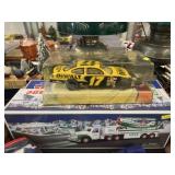 (2) Hess Trucks with Diecast Nascar