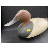 Unsigned Carved Wood Duck Decoy