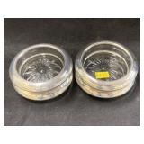 (4) Sterling Banded Coasters