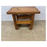 Homemade Wooden Side Table