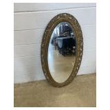 Vintage Gilt Frame Beveled Edge Mirror