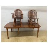 5 Pc. Oak Table & Chair Set