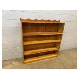Pine Book Shelf w/ Adjustable Shelves
