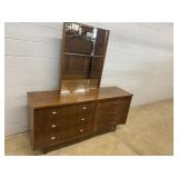 Mid Century Bassett 2 Pc Bedroom Suite