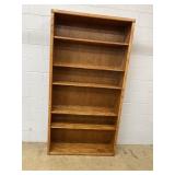 Homemade Oak Bookshelf