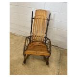 Adirondack Rocking Chair w/ Twig Bent Arms