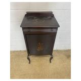 Mahogany Music Cabinet