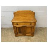Vtg. Softwood Wash Stand
