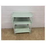 Vtg. 3-tier Rolling Serving Cart