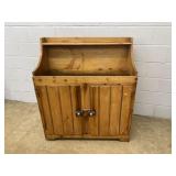Vtg. Softwood Dry Sink