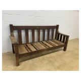 Oak Mission Period Sofa