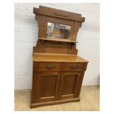 Antique Softwood Jelly Cupboard