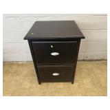 Wooden 2 Drawer File Cabinet
