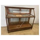 Country Store Showcase with Upper slant Front & Sl